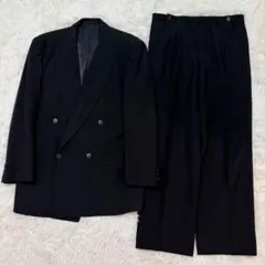 【vintage】ダブルブレスト セットアップスーツ アジャスター 日本製 XL