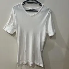 クロムハーツ ホワイト Vネック tシャツ Sサイズ - メルカリ