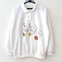 良品】90s Disney 101匹わんちゃん 長袖 ポロシャツ グレー M - メルカリ