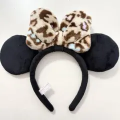ディズニー　カチューシャ　ミニー　ヒョウ柄　レオパード