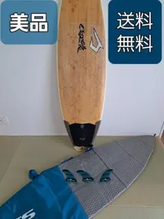 サーフボード　JUSTICE Carroll　トライフィン　ハードケース 付き TOOLS サーフボード ハードケース トラベル 6.6ft SHORT 2in1