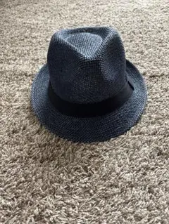 gracehatsネイビー 中折れハット ペーパー素材のサムネイル