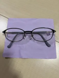 zoff Disney ブラック メタルフレーム メガネ