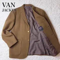 VAN JAC 金ボタン テーラードジャケット ブレザー エンブレム アイビー