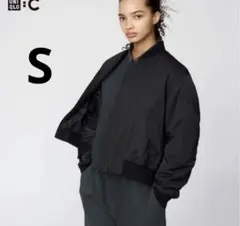 UNIQLO ボマージャケット　ブラック