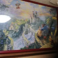 美女と野獣　ジグソーパズル ディズニー　フレーム付き　テンヨー