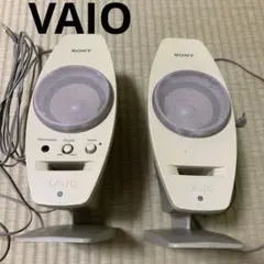 平成のパソコンスピーカーSONY VAIO PCスピーカー 本体とケーブルのサムネイル