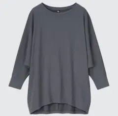 【新品タグ付き】UNIQLO スムースコットンドルマンスリーブT 七分袖　3XL