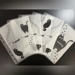 黒猫⑧ weekly savingリフィル 家計管理 バインダー貯金 韓国 ねこ