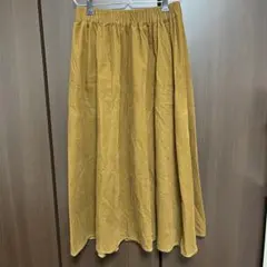 サマンサモスモス SM2 ウエストゴム スカート ロング コーデュロイ