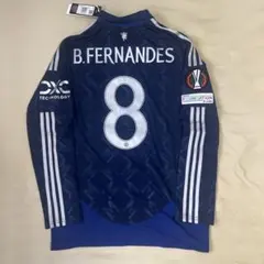 正規品 マンチェスターU 24-25 アウェイユニ 長袖 ブルーノ #8