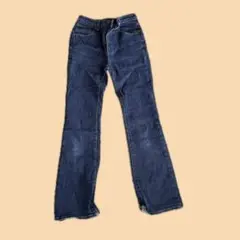 GU フレア　スキニー　デニムパンツ
