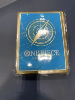 未開封　ワンピース　リミテッドカードスリーブ　スタンダードブルーゴールド