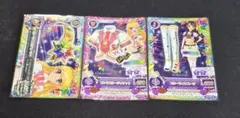 アイカツカード　スターアニス　トップス　シューズ　アクセサリー　3枚セット