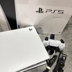 PS5 CFI-1000A 01 ディスクドライブ搭載 本体+充電スタンド