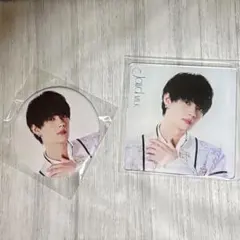 M!LK 佐野勇斗 Jewel アクリルコースター 缶バッジセット