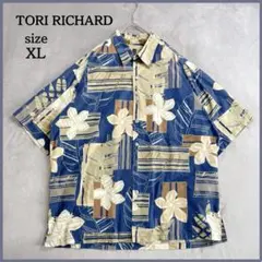 TORI RICHARD トリリチャード アロハシャツ XL 総柄シャツ
