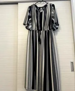 美品】セルフォード バリエーションプリーツワンピース チェック
