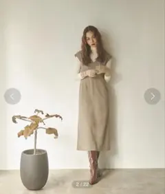 RANDEBOOランデブー* Minimal set dress