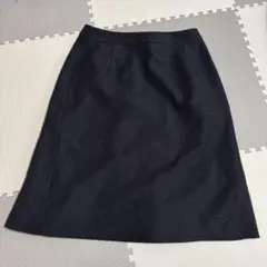 ダークネイビー フレアスカート