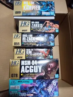 HGUC 1/144 ザクシリーズ 5箱セット まとめ売り - メルカリ