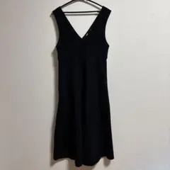 ユニクロ　ブラッシュドジャージージャンパースカート