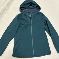 ユニクロ　UNIQLO ブロックテックパーカー　Mサイズ　ダークグリーン
