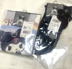 クロミ　編み上げリボン靴下　虹ハンカチ　セット　新品未使用