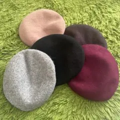 ベレー帽５点セット