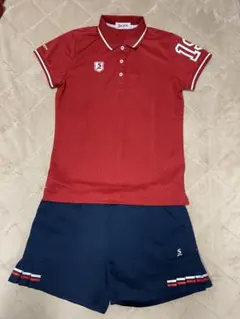 ゴルフウェア ポロシャツMとショートパンツLセット　テニスでものサムネイル