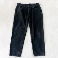 EDWIN E0434 デニムパンツ ジーンズ ジーパン 黒 大きめサイズL