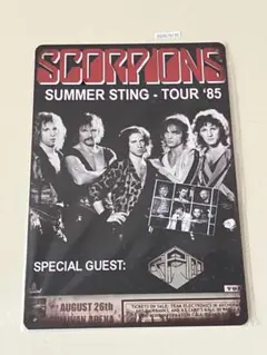 レトロ看板 SCORPIONS ブリキ看板