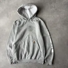 16234 カーハート パッチロゴ アームロゴ パーカー