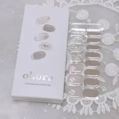 オホーラ　ohora ネイルシール　MILK SHOWER 15枚 ナチュラル