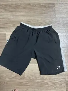 【廃盤モデル】バドミントン　テニス　ヨネックス ブラック ハーフパンツ L