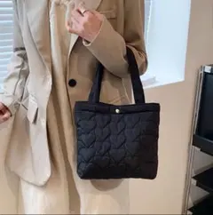 トートバッグ ハート ハンドバック レディース 小物入れ 小さめ ミニ 韓国