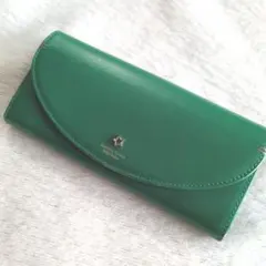 中古★サマンサタバサプチチョイス長財布グリーン緑