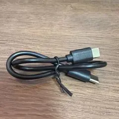 タイプC→タイプC充電ケーブル黒