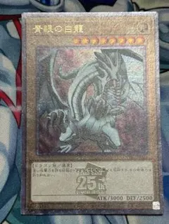 遊戯王 青眼の白龍 アジア 25th シークレット QCCP - メルカリ