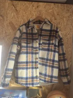 kith フリースジャケット チェック