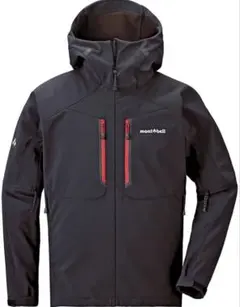 montbell モンベル パウダーシェッド パーカー M 黒 オレンジ