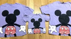 BABYDOLL ミッキー ペアルック Tシャツ 3枚セット　親子のサムネイル
