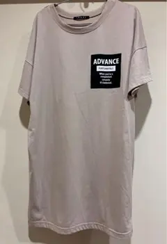 ベージュオーバーサイズTシャツ