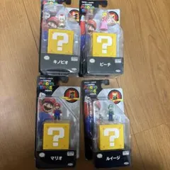 スーパーマリオ　ミニフィギュア　4個セット