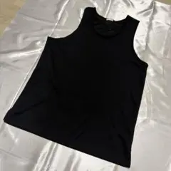 メンズ GU タンクトップ ブラック