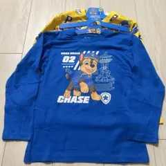 綿100% パウ・パトロール チェイス 長袖Tシャツ 120cm ロンT