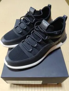 ア*ク様 美品 Tod's No_Code トッズ ノーコード 黒 サイズ7 干 TOD'S トッズ NO CODE ノーコード スニーカー ブラック系 7