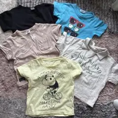 100サイズ　綿100% Tシャツ5枚セットのサムネイル