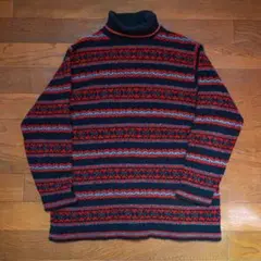 90s カナダ製 ウールxアクリルxナイロンニットのサムネイル