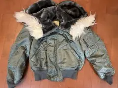デッドストック70s　米軍実物　アルファ製　N2B フライトジャケット